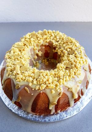 A picture of Burfee Cake.