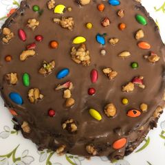 A picture of Chocolate brownie cake.