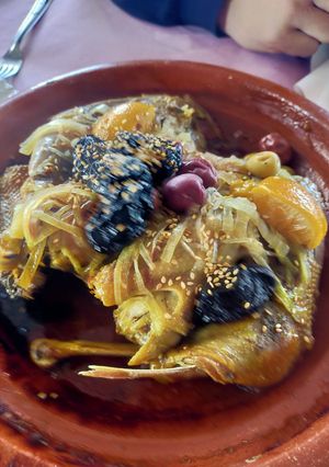صورة لوصفة طاجين امزيغى سوسي بدجاج بلدي