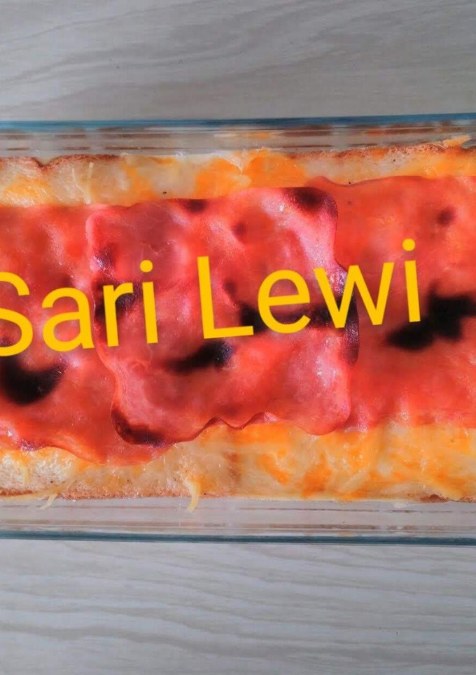 Una foto de Pastel de jamón y queso en microondas (5 ingredientes)