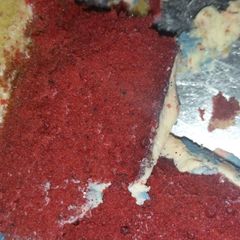 A picture of My red velvet cake.