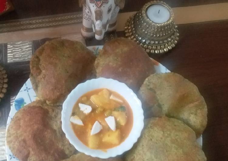 Recipe of Ultimate Masala palak puri