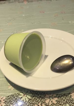 Hình của món Matcha yogurt.