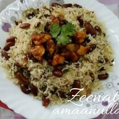 A picture of Rajma Pulao.