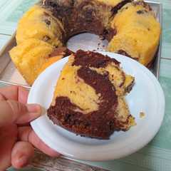 รูปของ Marmer Brownies Cake