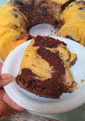 Foto resep Marmer Brownies Cake