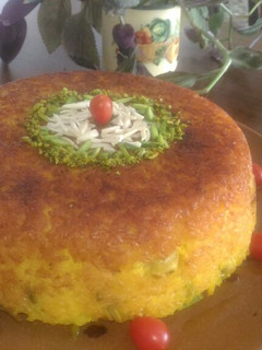 عکسی از دستور ته چین مرغ با استخوان