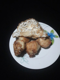 A picture of Yam balls.