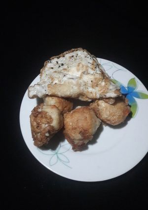 A picture of Yam balls.
