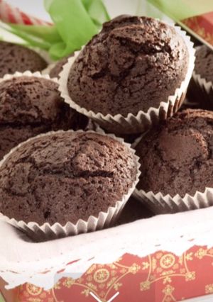 Una foto de Magdalenas de chocolate con o sin Thermomix