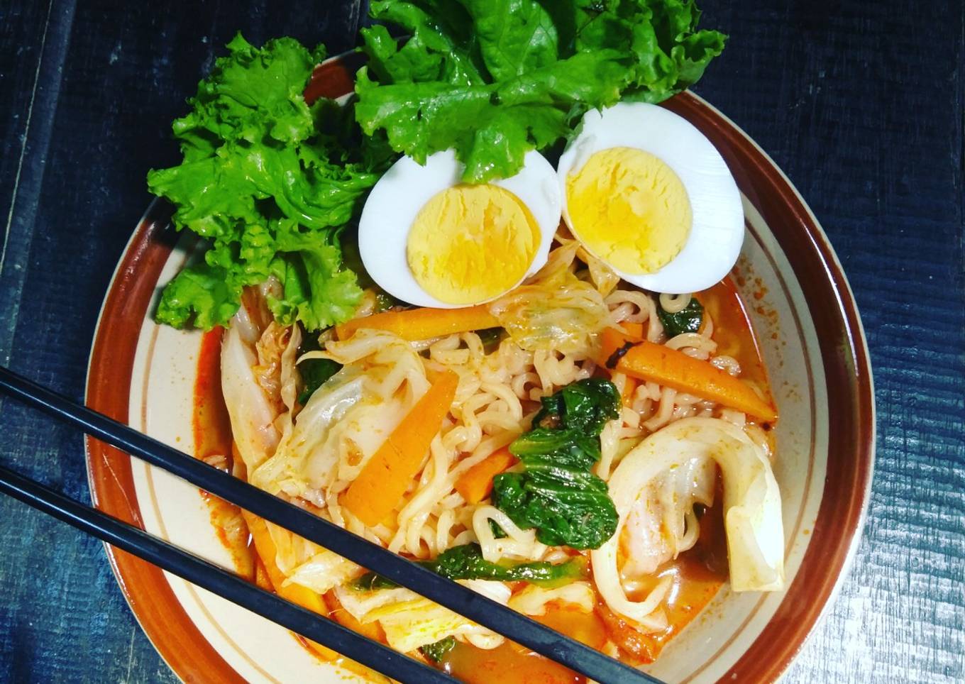 Mie kuah korean pedas