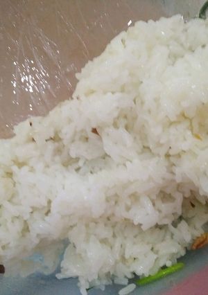 Hình của món Cơm mắm mỡ.