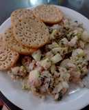 Ensalada de atún con pepino