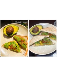 A picture of Healthy avocado sand witch🥪🥑.