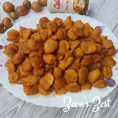 A picture of Baby Potato Bhajiye/Fritters.