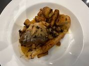 A picture of mushrooms on toast
