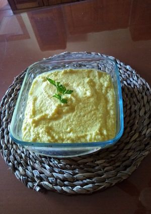 Una foto de Puré de coliflor