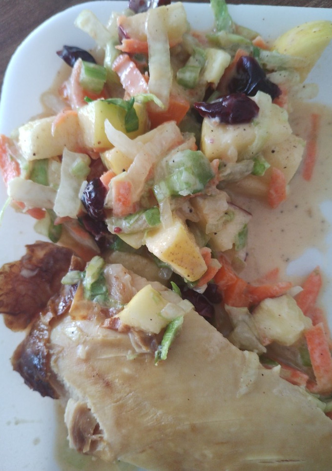 Una foto de Ensalada dulce con arándanos y zanahoria