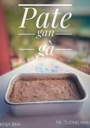 Hình của món Patê Gan Gà.