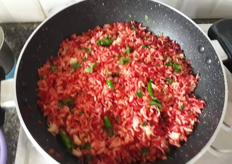 Beetroot rice