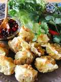 Easy Dumpling |Shrimp & Pork Dumpling with Spicy Dipping Sauce •Kanom Jeeb •