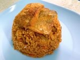 ข้าวผัดน้ำพริกปลาสลิดทอดกรอบ
