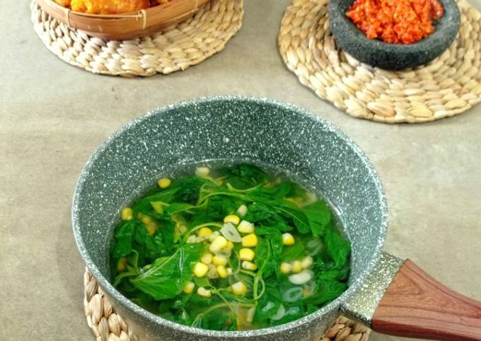 Resep Sayur Bayam, Jagung (sayur bening) yang Menggugah Selera