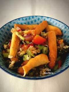 Una foto de Ensalada con grisines