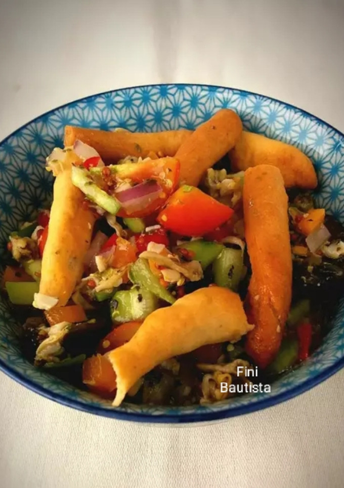 Una foto de Ensalada con grisines