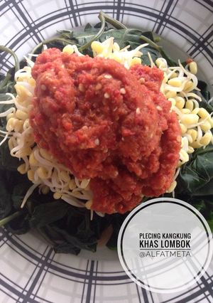 Foto resep Plecing Kangkung Khas Lombok
