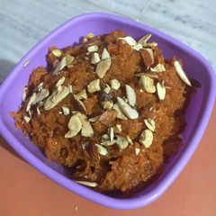 Gajar ka halwa A picture of Gajar ka halwa.