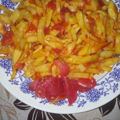 A picture of Chips masala #author marathon.