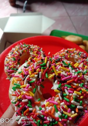 Foto resep Donat ekonomis tanpa telur