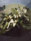 Sayur Tahu Putih dan Sosin