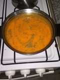 Sopa crema de calabaza y zanahoria sin tacc y light
