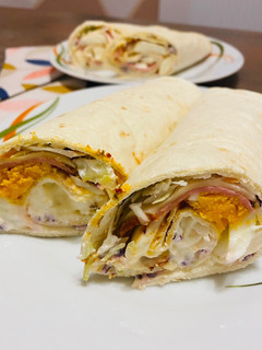 Tortilla tekercs recept fotója