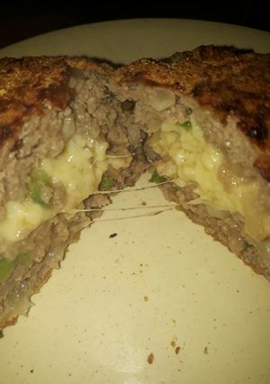 Foto de Bolinho de Carne Recheado Com Queijo