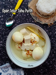 Foto resep Opor Telur Tahu Putih