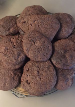 Une photo de Brownies -Cookies choco sans gluten🍪🍪
