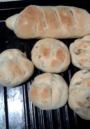 Una foto de Pan de cebolla distinto