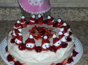 Una foto de Pastel navideño 