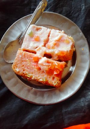 रोज़ मलाई केक (rose malai cake recipe in Hindi) रेसिपी मुख्य फोटो