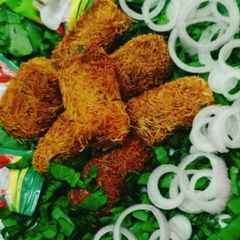 Bread cutlets A picture of Bread cutlets.