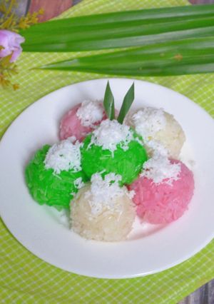 Foto resep Bola Ketan Warna Warni