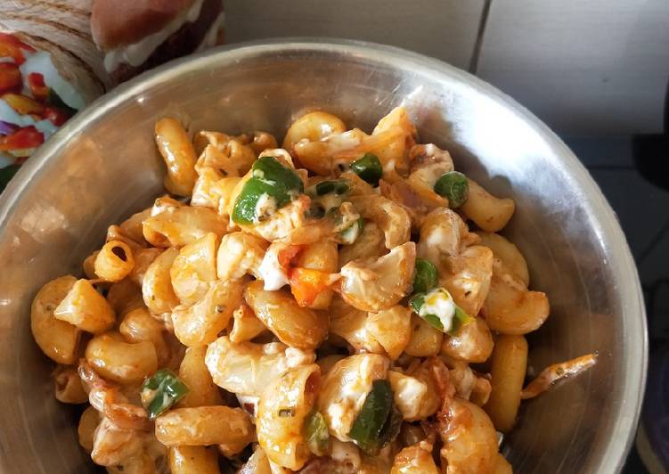 Recipe of Homemade Mayo Macaroni