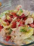 Ensalada ranchera de pollo y tocino