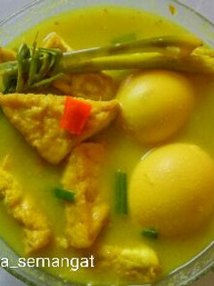 Foto resep Opor telur tahu