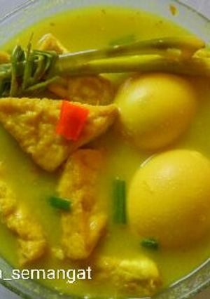 Foto resep Opor telur tahu