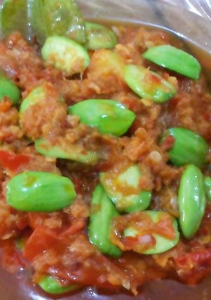 Foto resep Sambal Pete Daun Jeruk 