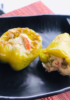 Una foto de Mini pimentones rellenos